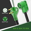 RVGUARD RV Y Adapter Cord with Handle Two 30 Amp
