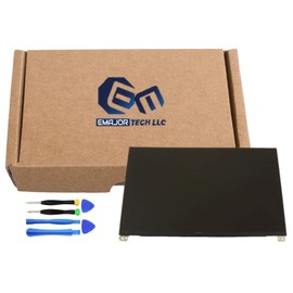 EM EMAJOR TECH New Screen Replacement for Dell DP/N 0FXXHW FXXHW 1920X1080 FHD Non-Touch LCD LED Display with Rails Bracket and Tools