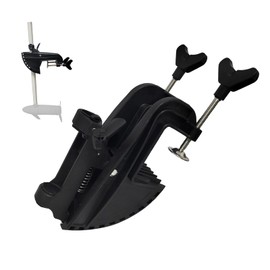Outboard Motor Brackets - Electric Thruster Bracket, Auxiliary Engine Bracket - Black