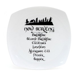 Lord of The Rings platter, Second Breakfast plate, Hobbit LennyMud by Lorrie Veasey