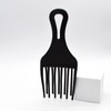 Professional Insert Afro Pick Comb, Wide Tooth Detangling Hair Fork