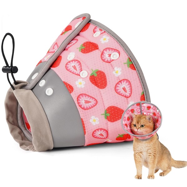 Avont Cat Cone Collar Soft, Adjustable Foldable Recovery Collars to