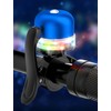 Bike Bell with RGB Lights, Bike Bell for 19-31.8mm Bicycle