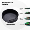 Billiard Ball Cool Coasters for Drinks Round Leather Coaster with