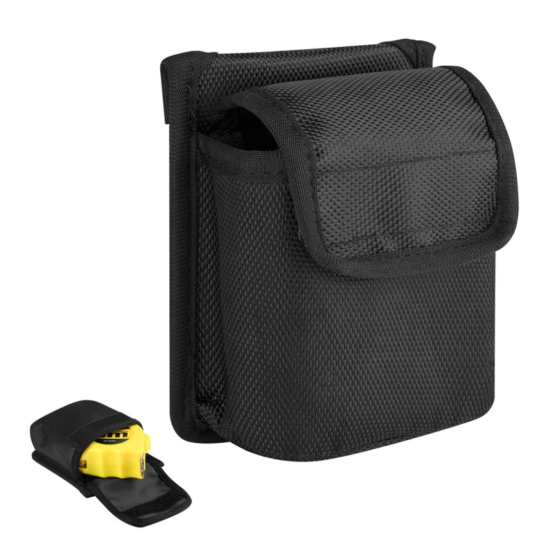 Portable and Secure Tape Measure Pouch with Belt Clip Keep