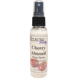 Cherry Almond Room Spray, 2 Ounces, No Artificial Colors, Parabens, or Preservatives - Fragrant Aromatic Room Mist For Home, Room, Office
