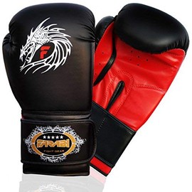 Boxing gloves sparring gloves punch bag training mitts rex leather 14-oz