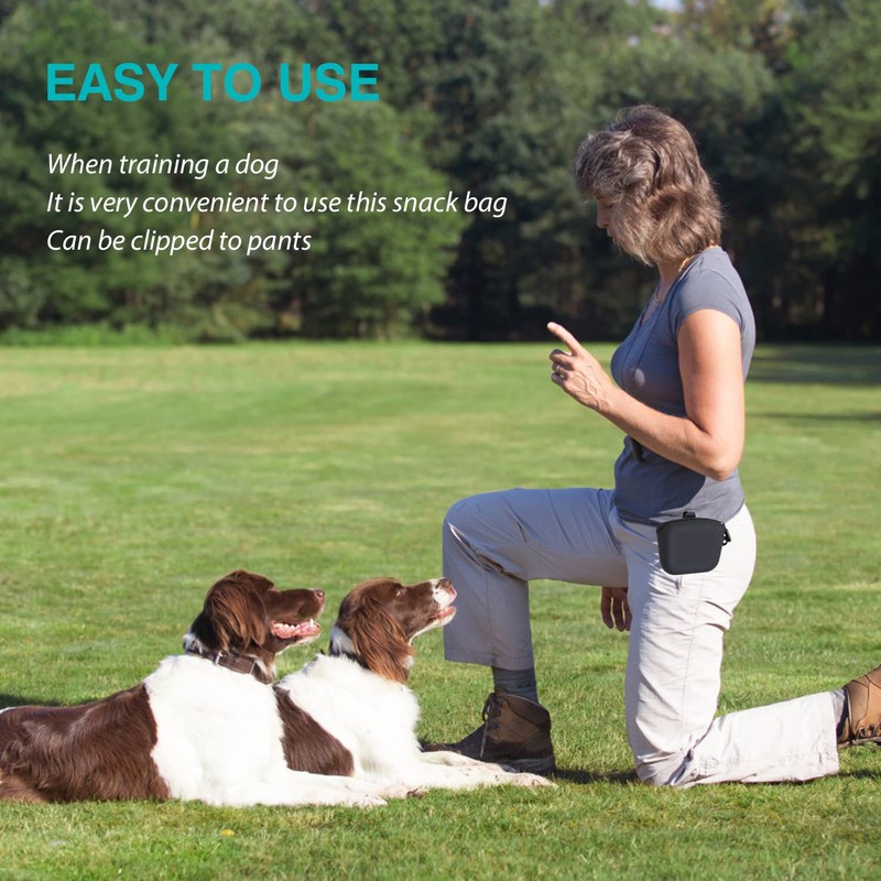 Blanou Dog Training Treat Pouch with Clip, Portable Waterproof Puppy