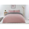 Emma Barclay Lyla Reversible Duvet Set in Blush Pink/Grey -
