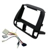9'' Car Radio Stereo Fascia Frame Panel Black for Honda