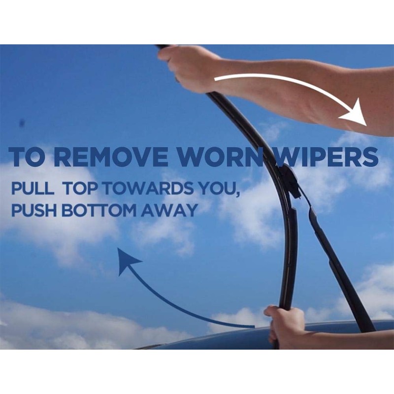 AutoTex Clix Wipers - Green Carbon Fiber Automotive Wiper Blades