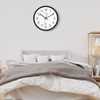 Couperos WiFi Wall Clock with Auto-DST, 12 Inch Silent Non-Ticking