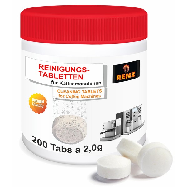 Cleaning Tablets 2 g for Fully Automatic Coffee Machines and Portafilter (200)
