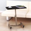 Le Crozz Height Adjustable Mobile Laptop Stand Desk Rolling Cart,