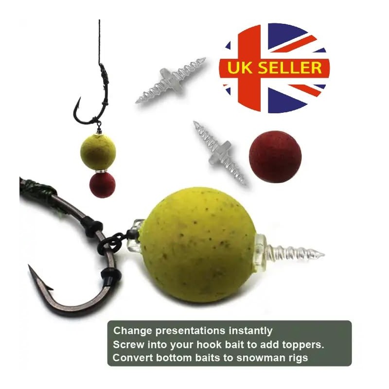 Torchwood Tackle Double ended Carp Fishing Bait Screws Great for