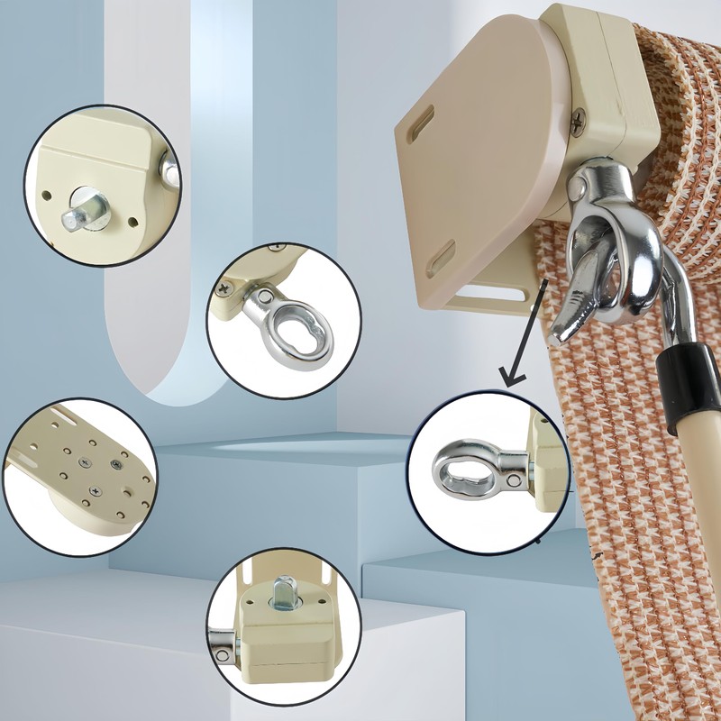 Generic Cordless Bracket for Coolaroo Outdoor External Roller Blind, Indoor
