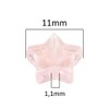 Sadingo Star Beads in Pink, 11 mm, Pack of 300,