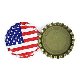 Home Brew Ohio Kronkorken mit amerikanischer Flagge, 100 Stück