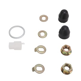 Hub Motor Nuts Kit, Steel Hub Motor M14 Nuts Washer Kit with 14mm Shaft for Electric Bikes Scooters