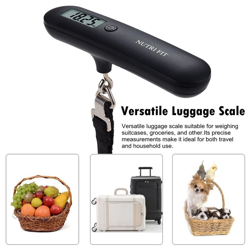 Digital Luggage Scales ABS Plastic Travel Scales Suitcase Weighing Large