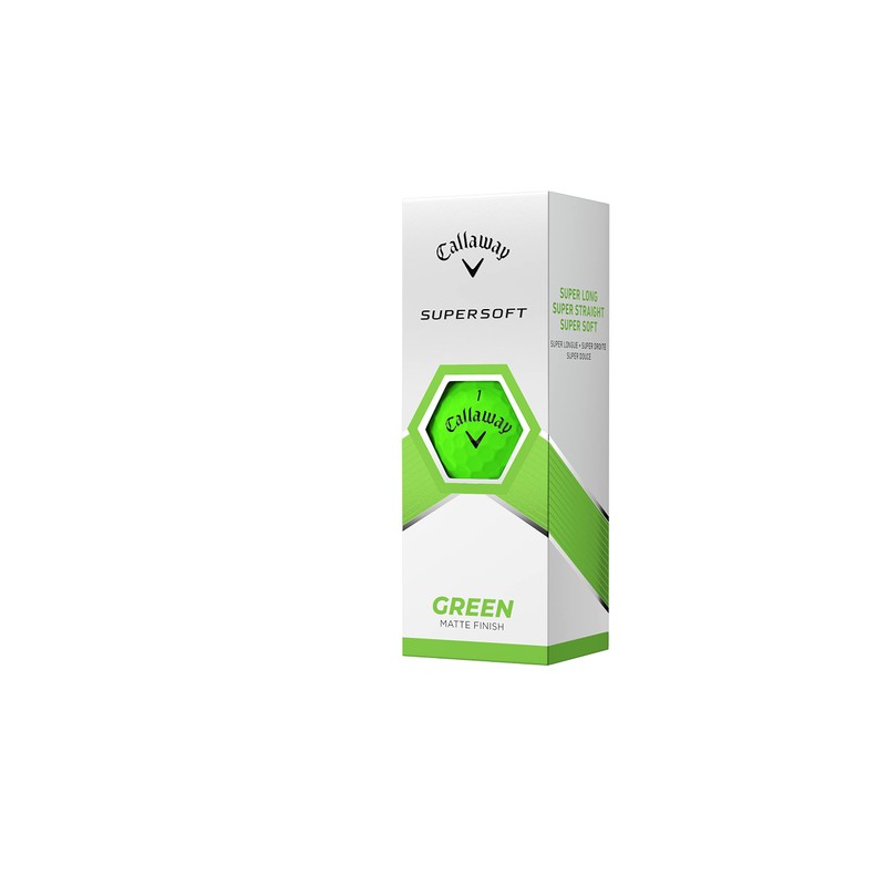 Callaway 2023 Supersoft Golf Balls, Green (Pack of 12)