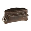 Keycase LEAS, Genuine Leather, brown - ''LEAS Vintage-Collection''