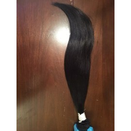Classique 1 bundle Classique Unprocessed Virgin Human Indian Wet & Wavy 10”Extension