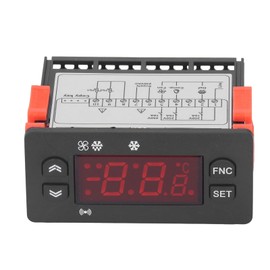 Digital Tempeartur Controller AC 220V Temperature Calibration Thermostat Controller for Refrigerator and Cooler, with NTC Sensor Probe
