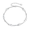 YFN Opal Beach Anklet for Women S925 Sterling Silver Adjustable