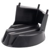 TRQ Front Right Fog Light Hole Cover Black Passenger Side