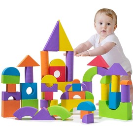 50Pcs Large Size Construction Blocks Set Creative Education Foam Building Block Play Set