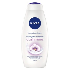 Nivea Bath Cream Body Wash, Indulgent Moisture Cashmere Orchid Scent - 25.36 Ounce (750ml) x Pack of 3