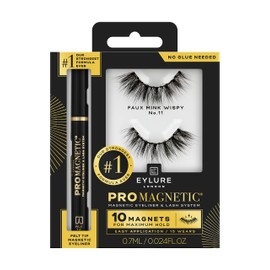 Eylure Luxe Pro Magnetic 10 Magnets Felt Tip Wispy False Lashes