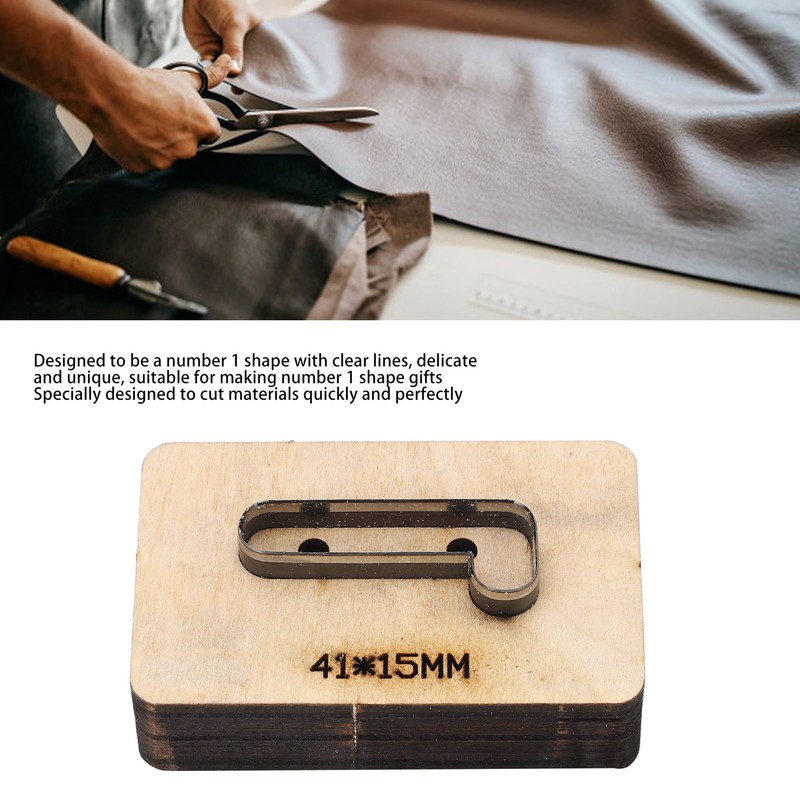 Leather Punching Cutting Die Number 1 Shape High Hardness Alloy