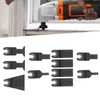 11PCS Oscillating Saw Blade Quick Release Carbon Steel Woodworking Straight