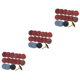 iplusmile 3sets Sanding Discs Pads for Drill Sander Attachment Kit with Backing Pad Grits Efficient Polishing for Automotive