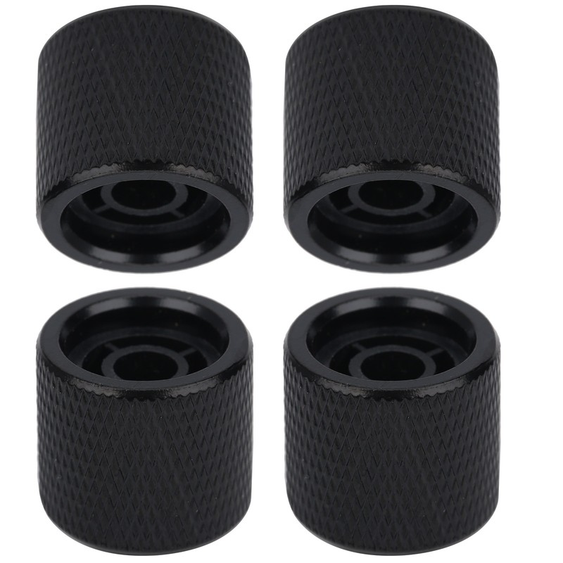 4 Pcs Electric Bass Knob Dome Metal High End Shell