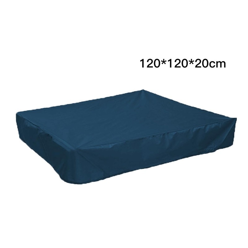 ZONADAH Sandbox Cover 120x120cm Square Sandpit Cover with Drawstring Waterproof