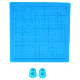 3D Pen Drawing Tool, 3D Printing Pen Mat Multi Shaped Foldable Flexible with Basic Templates Finger Caps for 3D Printer