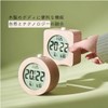 Table Clock, Alarm Clock, Digital Clock, Wooden, Natural Calendar, Temperature