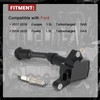 UF735 Ignition Coil Pack and Iridium-Platinum Spark Plugs Set of
