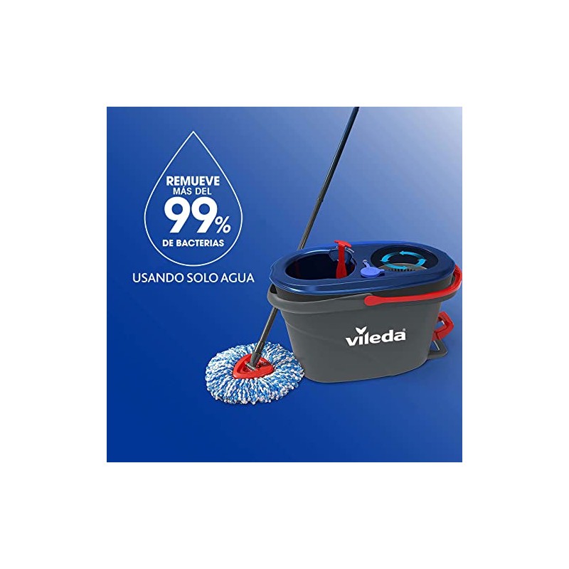 Vileda Sistema de Limpieza Rinse Clean - Cubo con Pedal