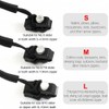 Yuchengxiang 9 Pcs Black Fix Zip Puller Instant Zipper Puller