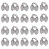 20Pcs Stainless Steel Wire Rope Clamp Hardware Rigging Cable Clip