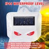 Qualirey 12 Pack Solar Control Light Nocturnal Animal Repeller Outdoor