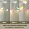 Luvkczc White Floor Lamp, 72" Tall Standing Floor Lamp with