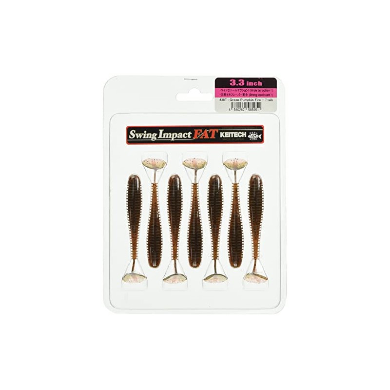 Keitech SOFT LURE SWING IMPACT FAT - 8.5CM - PACK