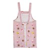 Salonge Rilakkuma Apron, For Children, Transfer, H-Shaped, Pink, 59.1 inches