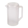 HERF Plastic Pitcher Pot Jug with Lid for Hot/Cold Water,