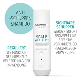 Goldwell Dualsenses Scalp Specialist Anti-Dandruff Shampoo for Sensitive Scalp and Thinning Hair 250ml